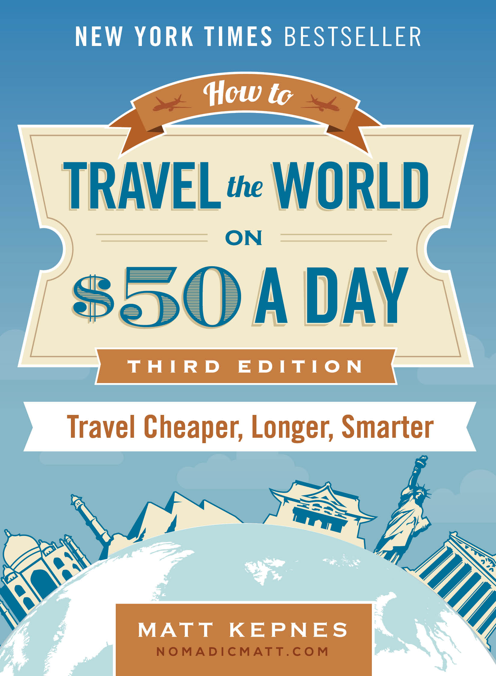 how to travel the world on $50 a day book cover