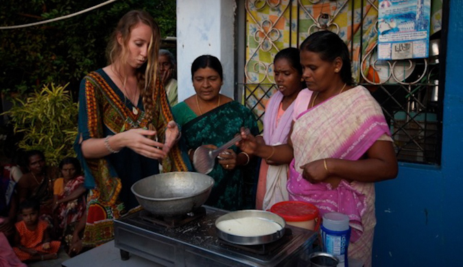 cooking food in india